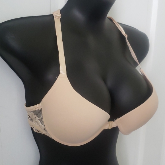 Joe Boxer Other - Joe Boxer | 36C | Nude Floral Lace T Shirt Bra